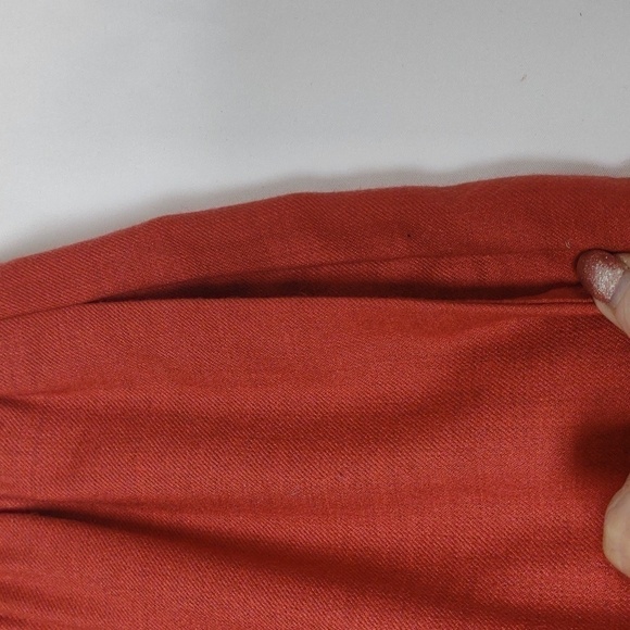 J crew red fully lined mini skirt with side pockets. Size 00, EUC - Picture 6 of 12